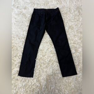 El General Men’s Black  Western Style Jeans Straight Leg Sze 32 Excellent Cond